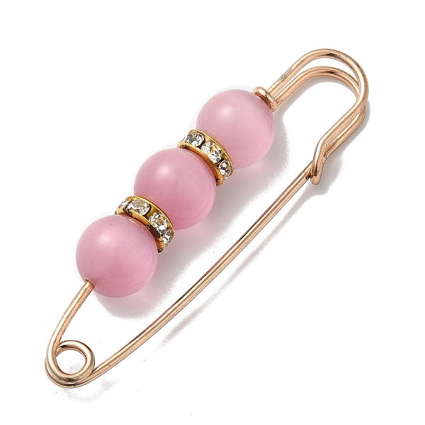 PandaHall Zinc Alloy Kilt Pins, with Resin Bead, Light Gold, Pink, 57.5x17x10mm Alloy Pink
PandaHall Zinc Alloy Kilt Pins, with Resin Bead, Light Gold, Pink, 57.5x17x10mm Alloy Pink