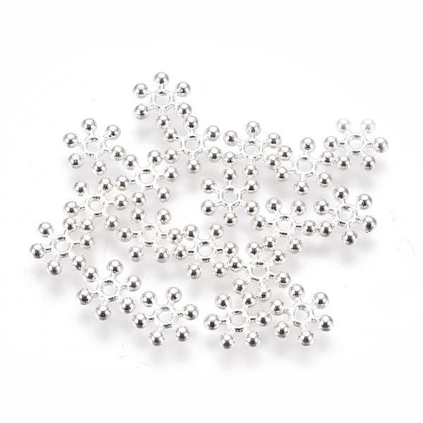 PandaHall Tibetan Style Alloy Spacer Beads, Lead Free & Cadmium Free, Snowflake, for Christmas, Silver Color Plated, about 8mm long, 7mm...
PandaHall Tibetan Style Alloy Spacer Beads, Lead Free & Cadmium Free, Snowflake, for Christmas, Silver Color Plated, about 8mm long, 7mm...