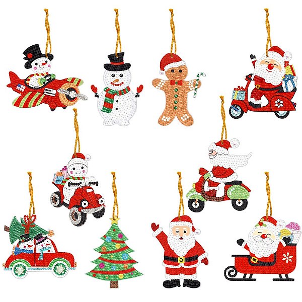 PandaHall Christmas Theme DIY Diamond Painting Keychain Kit, Including Acrylic Board, Keychain Clasp, Bead Chain, Resin Rhinestones Bag...
PandaHall Christmas Theme DIY Diamond Painting Keychain Kit, Including Acrylic Board, Keychain Clasp, Bead Chain, Resin Rhinestones Bag...