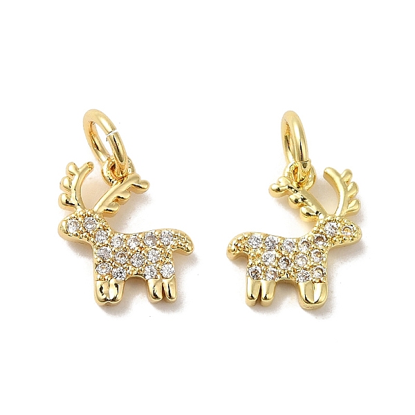 PandaHall Rack Plating Brass Micro Pave Cubic Zirconia Pendants, with Jump Ring, Long-Lasting Plated, Lead Free & Cadmium Free, Deer Charm..., Clear
PandaHall Rack Plating Brass Micro Pave Cubic Zirconia Pendants, with Jump Ring, Long-Lasting Plated, Lead Free & Cadmium Free, Deer Charm..., Clear