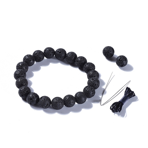 PandaHall Natural Lava Rock Beads Stretch Bracelets, with Elastic Fibre Wire and Packing Box, 2-1/8 inch(5.3~5.4cm) Lava Rock
PandaHall Natural Lava Rock Beads Stretch Bracelets, with Elastic Fibre Wire and Packing Box, 2-1/8 inch(5.3~5.4cm) Lava Rock