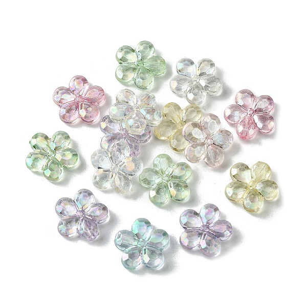 PandaHall UV Plating Iridescent Transparent Acrylic Beads, Flower, 14x14x4mm, Hole: 1.6mm, 1250pcs/500g Acrylic Flower
PandaHall UV Plating Iridescent Transparent Acrylic Beads, Flower, 14x14x4mm, Hole: 1.6mm, 1250pcs/500g Acrylic Flower