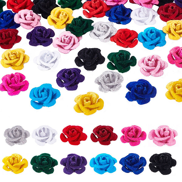 PandaHall 288Pcs 12 Colors Flocky Aluminum Beads, Rose Flower, Mixed Color, 15x15x9mm, Hole: 1.4mm, 24pcs/color Aluminum Flower Multicolor
PandaHall 288Pcs 12 Colors Flocky Aluminum Beads, Rose Flower, Mixed Color, 15x15x9mm, Hole: 1.4mm, 24pcs/color Aluminum Flower Multicolor
