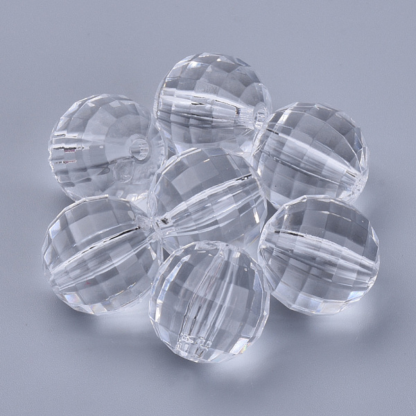 PandaHall Transparent Acrylic Beads, Faceted, Round, Clear, 6x5.5mm, Hole: 1.3mm, about 4200pcs/500g Acrylic Round Clear
PandaHall Transparent Acrylic Beads, Faceted, Round, Clear, 6x5.5mm, Hole: 1.3mm, about 4200pcs/500g Acrylic Round Clear