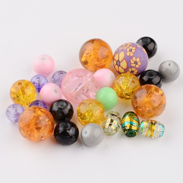 PandaHall Mixed Shapes Glass Beads, Mixed Color, 4~8.5mm, Hole: 1mm Glass Mixed Shapes Multicolor
PandaHall Mixed Shapes Glass Beads, Mixed Color, 4~8.5mm, Hole: 1mm Glass Mixed Shapes Multicolor