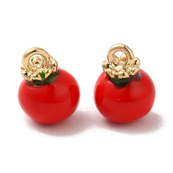 PandaHall Brass Enamel Charms, Persimmon Charm, Real 18K Gold Plated, 12x9x9mm, Hole: 2mm Brass+Enamel Fruit
PandaHall Brass Enamel Charms, Persimmon Charm, Real 18K Gold Plated, 12x9x9mm, Hole: 2mm Brass+Enamel Fruit