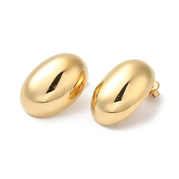 PandaHall 304 Stainless Steel Stud Earrings, Oval, Real 18K Gold Plated, 25.5x17.5mm 304 Stainless Steel Oval
PandaHall 304 Stainless Steel Stud Earrings, Oval, Real 18K Gold Plated, 25.5x17.5mm 304 Stainless Steel Oval