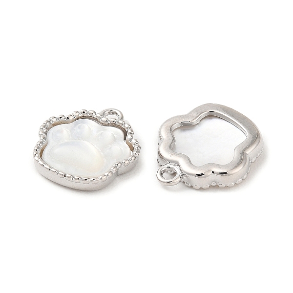 PandaHall Natural White Shell Paw print Charms, Platinum Plated Brass Claw Print Charms, WhiteSmoke, 14x12x3mm, Hole: 1.5mm White Shell Paw...
PandaHall Natural White Shell Paw print Charms, Platinum Plated Brass Claw Print Charms, WhiteSmoke, 14x12x3mm, Hole: 1.5mm White Shell Paw...