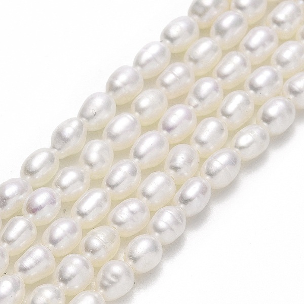 PandaHall Natural Cultured Freshwater Pearl Beads Strands, Rice, Linen, 4.5~5x3.5~4mm, Hole: 0.6mm, about 70~72pcs/strand, 14.17''(36cm)..., Brown
PandaHall Natural Cultured Freshwater Pearl Beads Strands, Rice, Linen, 4.5~5x3.5~4mm, Hole: 0.6mm, about 70~72pcs/strand, 14.17''(36cm)..., Brown