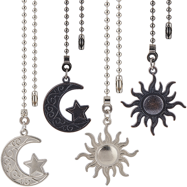 PandaHall CRASPIRE 4Pcs 2 Color Moon Star Sun Ceiling Fan Pull Chain Extender Charm Pendant Boho Adjustable Decorative 14.1in Extension...
PandaHall CRASPIRE 4Pcs 2 Color Moon Star Sun Ceiling Fan Pull Chain Extender Charm Pendant Boho Adjustable Decorative 14.1in Extension...