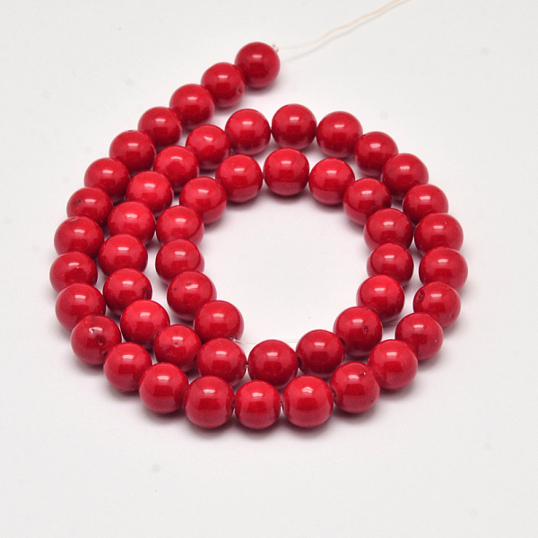 PandaHall Natural Mashan Jade Beads Strands, Dyed, Round, Red, 8mm, Hole: 1mm, about 50pcs/strand, 16 inch Mashan Jade Round Red
PandaHall Natural Mashan Jade Beads Strands, Dyed, Round, Red, 8mm, Hole: 1mm, about 50pcs/strand, 16 inch Mashan Jade Round Red