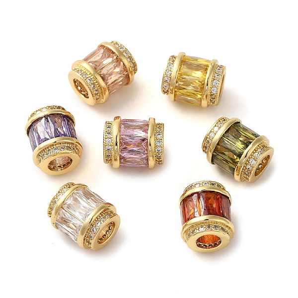 PandaHall Rack Plating & Long-Lasting Plated Brass Micro Pave Cubic Zirconia European Beads, with Glass, Column, Large Hole Beads, Nickel..., Multicolor
PandaHall Rack Plating & Long-Lasting Plated Brass Micro Pave Cubic Zirconia European Beads, with Glass, Column, Large Hole Beads, Nickel..., Multicolor