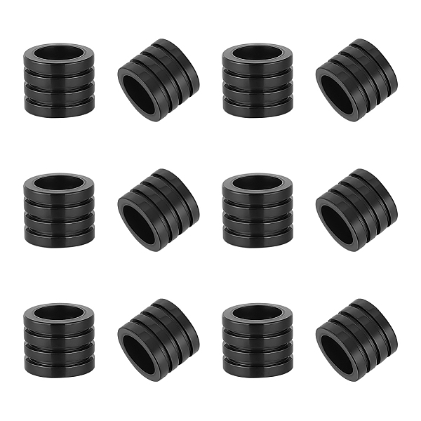 PandaHall UNICRAFTALE 12Pcs Stainless Steel Column Spacer Beads Black Grooved Tube Beads Metal 7mm Large Hole Beads Loose Beads for DIY...
PandaHall UNICRAFTALE 12Pcs Stainless Steel Column Spacer Beads Black Grooved Tube Beads Metal 7mm Large Hole Beads Loose Beads for DIY...