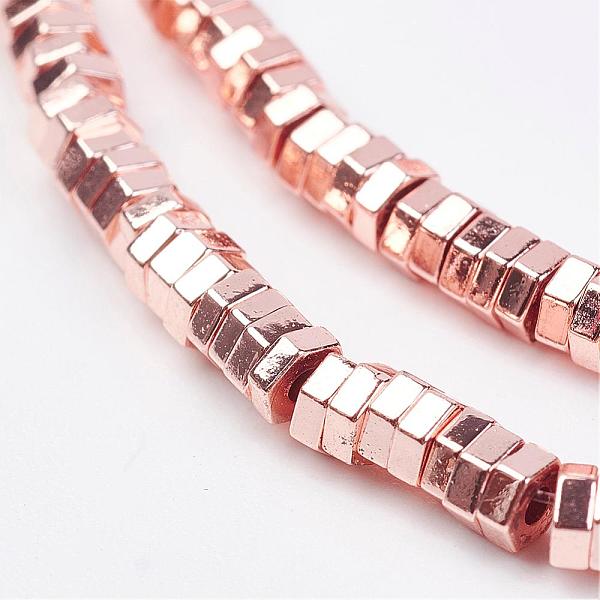 PandaHall Non-magnetic Synthetic Hematite Bead Strands, Hexagon, Rose Gold Plated, 3x1mm, Hole: 1mm, about 415pcs/strand, 16.2 inch...
PandaHall Non-magnetic Synthetic Hematite Bead Strands, Hexagon, Rose Gold Plated, 3x1mm, Hole: 1mm, about 415pcs/strand, 16.2 inch...