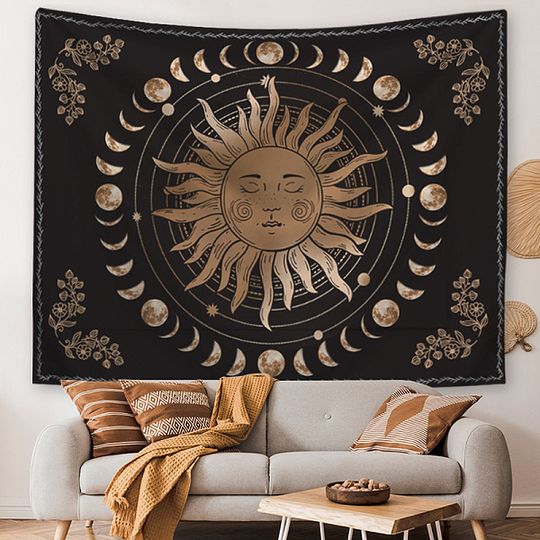 PandaHall Flower Sun Moon Hippie Tapestries, Polyester Bohemian Mandala Wall Hanging Tapestry, for Bedroom Living Room Decoration, Rectangle...
PandaHall Flower Sun Moon Hippie Tapestries, Polyester Bohemian Mandala Wall Hanging Tapestry, for Bedroom Living Room Decoration, Rectangle...