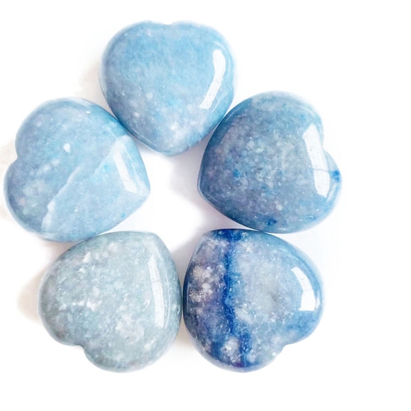 PandaHall Natural Blue Aventurine Healing Stones, Heart Love Stones, Pocket Palm Stones for Reiki Ealancing, 30x30x15mm Blue Aventurine...
PandaHall Natural Blue Aventurine Healing Stones, Heart Love Stones, Pocket Palm Stones for Reiki Ealancing, 30x30x15mm Blue Aventurine...