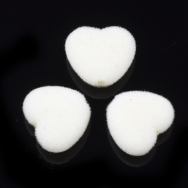 PandaHall Flocky Acrylic Beads, Heart, Creamy White, 10.5~11x12x5mm, Hole: 1.8mm Acrylic Heart
PandaHall Flocky Acrylic Beads, Heart, Creamy White, 10.5~11x12x5mm, Hole: 1.8mm Acrylic Heart