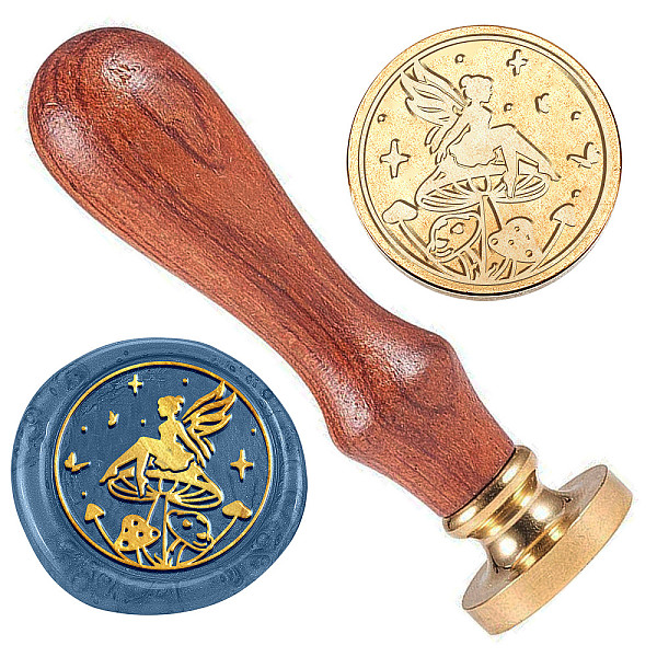 PandaHall DELORIGIN Fairy Wax Sealing Stamp, 1" Angel Mushroom Brass Wax Stamp Removable Wax Stamp Head with Wooden Handle for Wedding...
PandaHall DELORIGIN Fairy Wax Sealing Stamp, 1" Angel Mushroom Brass Wax Stamp Removable Wax Stamp Head with Wooden Handle for Wedding...