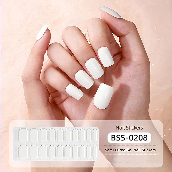 PandaHall Nail Art Full Cover Nail Stickers, Glitter Powder Stickers, Self-Adhesive, for Nail Tips Decorations, White, 17.5x7.3x0.9cm...
PandaHall Nail Art Full Cover Nail Stickers, Glitter Powder Stickers, Self-Adhesive, for Nail Tips Decorations, White, 17.5x7.3x0.9cm...