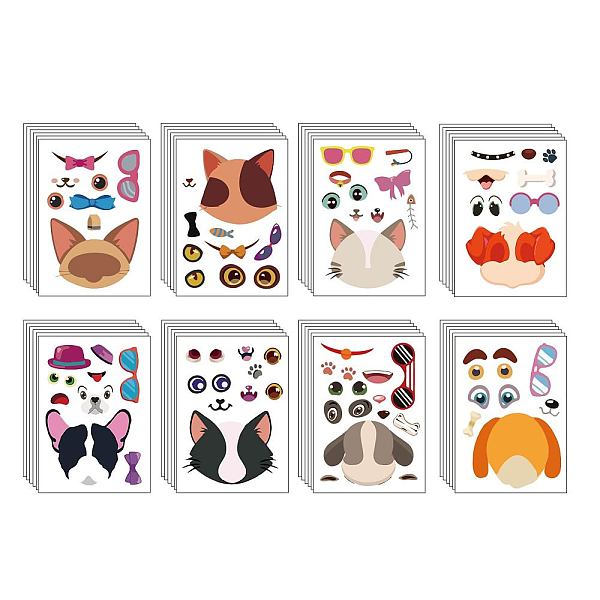 PandaHall CREATCABIN 48 Sheets 8 Styles Make a Face Animal Stickers Make Your Own Dogs Cats Stickers Mix and Match Stickers Self Adhesive..., Multicolor
PandaHall CREATCABIN 48 Sheets 8 Styles Make a Face Animal Stickers Make Your Own Dogs Cats Stickers Mix and Match Stickers Self Adhesive..., Multicolor