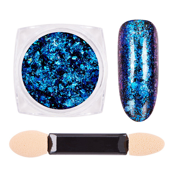 PandaHall Nail Art Glitter Flakes, Starry Sky/Mirror Effect, Iridescent Glitter Flakes, with One Brush, Royal Blue, 30x30x17mm, about...
PandaHall Nail Art Glitter Flakes, Starry Sky/Mirror Effect, Iridescent Glitter Flakes, with One Brush, Royal Blue, 30x30x17mm, about...