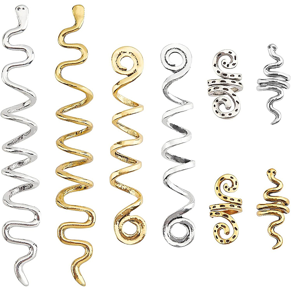 PandaHall BENECREAT 16Pcs 8 Style Hair Styling Tools, Alloy Braiders Spiral Spin Screw Pin Hair Clips, Twist Barrette Hairpins Hairdressing...
PandaHall BENECREAT 16Pcs 8 Style Hair Styling Tools, Alloy Braiders Spiral Spin Screw Pin Hair Clips, Twist Barrette Hairpins Hairdressing...