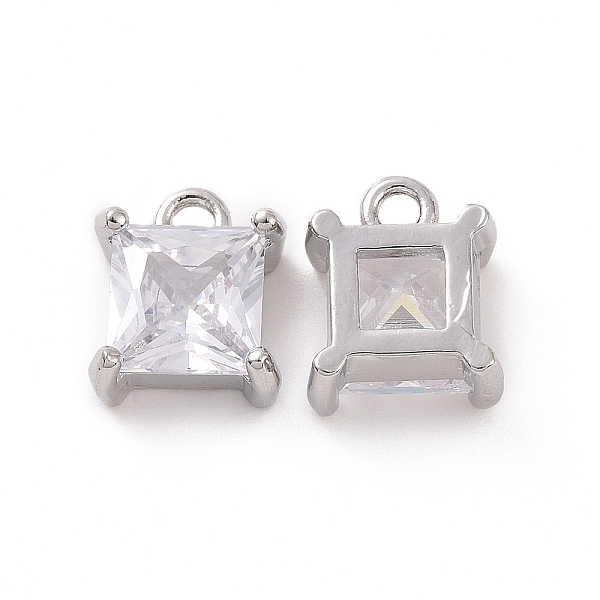 PandaHall Brass Pendants with Clear Glass, Square Charms, Platinum, 9.5x8x4.5mm, Hole: 1.5mm Brass+Glass Square Clear
PandaHall Brass Pendants with Clear Glass, Square Charms, Platinum, 9.5x8x4.5mm, Hole: 1.5mm Brass+Glass Square Clear