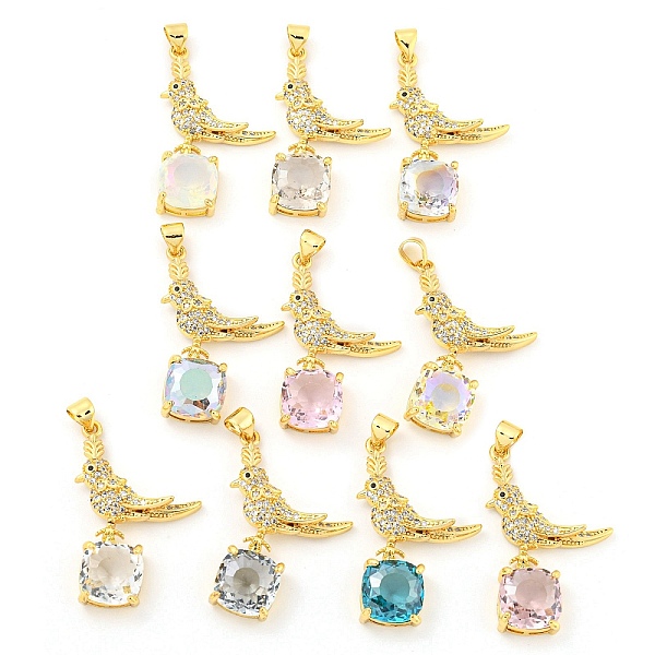 PandaHall Rack Plating Brass Micro Pave Clear Cubic Zirconia Pendants, with Glass, Long-Lasting Plated, Cadmium Free & Lead Free, Real 18K..., Multicolor
PandaHall Rack Plating Brass Micro Pave Clear Cubic Zirconia Pendants, with Glass, Long-Lasting Plated, Cadmium Free & Lead Free, Real 18K..., Multicolor