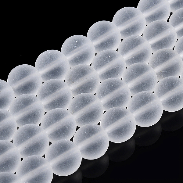 PandaHall Transparent Glass Beads Strands, Frosted, Round, Clear, 9.5~10mm, Hole: 1.5mm, about 41~42pcs/strand, 14.88~15.12 inch...
PandaHall Transparent Glass Beads Strands, Frosted, Round, Clear, 9.5~10mm, Hole: 1.5mm, about 41~42pcs/strand, 14.88~15.12 inch...