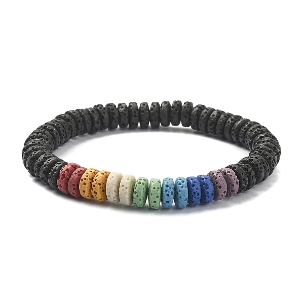 PandaHall Dyed Natural Lava Rock Disc Beaded Stretch Bracelets, Black, Inner Diameter: 2-1/4 inch(5.8cm) Lava Rock Black
PandaHall Dyed Natural Lava Rock Disc Beaded Stretch Bracelets, Black, Inner Diameter: 2-1/4 inch(5.8cm) Lava Rock Black