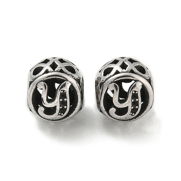 PandaHall 304 Stainless Steel Beads Rhinestone Settings, Large Hole Beads, Round, Letter Y, 9.5x8.5x9.5mm, Hole: 4mm, Fit for 0.8mm...
PandaHall 304 Stainless Steel Beads Rhinestone Settings, Large Hole Beads, Round, Letter Y, 9.5x8.5x9.5mm, Hole: 4mm, Fit for 0.8mm...