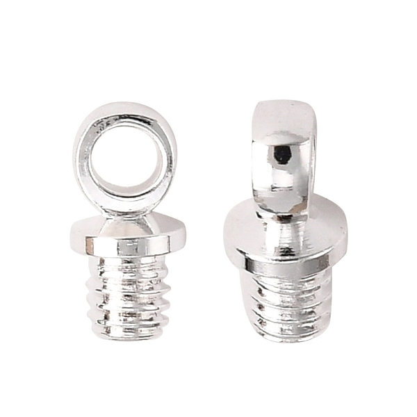 PandaHall Brass Cup Pearl Peg Bails Pin Pendants, For Half Drilled Beads, Long-Lasting Plated, 925 Sterling Silver Plated, 6x3mm, Hole...
PandaHall Brass Cup Pearl Peg Bails Pin Pendants, For Half Drilled Beads, Long-Lasting Plated, 925 Sterling Silver Plated, 6x3mm, Hole...
