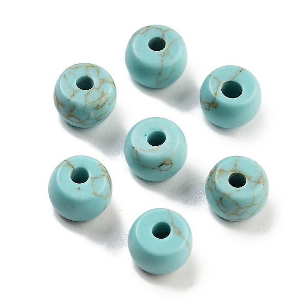 PandaHall Dyed Synthetic Turquoise Beads, Barrel, Turquoise, 8~8.4x5~6.6mm, Hole: 2~3.2mm Synthetic Turquoise Barrel Green
PandaHall Dyed Synthetic Turquoise Beads, Barrel, Turquoise, 8~8.4x5~6.6mm, Hole: 2~3.2mm Synthetic Turquoise Barrel Green