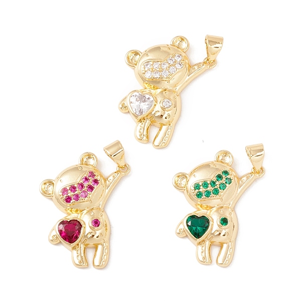 PandaHall Rack Plating Brass Micro Pave Cubic Zirconia Pendants, Long-Lasting Plated, Cadmium Free & Lead Free, Bear, Real 18K Gold Plated..., Multicolor
PandaHall Rack Plating Brass Micro Pave Cubic Zirconia Pendants, Long-Lasting Plated, Cadmium Free & Lead Free, Bear, Real 18K Gold Plated..., Multicolor