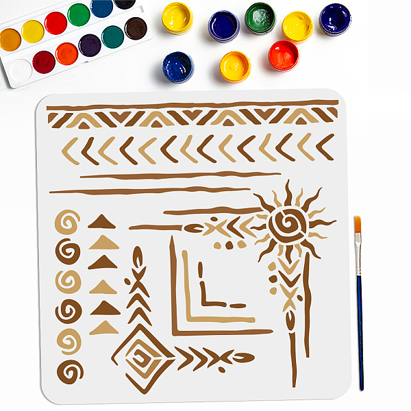 PandaHall MAYJOYDIY US 1Pc PET Hollow Out Drawing Painting Stencils, for DIY Scrapbook, Photo Album, with 1Pc Art Paint Brushes, Sun...
PandaHall MAYJOYDIY US 1Pc PET Hollow Out Drawing Painting Stencils, for DIY Scrapbook, Photo Album, with 1Pc Art Paint Brushes, Sun...