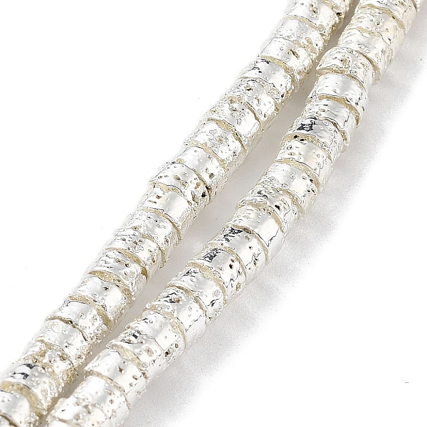 PandaHall Electroplated Natural Lava Rock Beads Strands, Disc, Heishi Beads, Silver Plated, 4~4.5x2~2.5mm, Hole: 1mm, about 161pcs/strand...
PandaHall Electroplated Natural Lava Rock Beads Strands, Disc, Heishi Beads, Silver Plated, 4~4.5x2~2.5mm, Hole: 1mm, about 161pcs/strand...