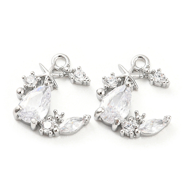 PandaHall Brass Micro Pave Cubic Zirconia Charm, with Glass, Teardrop, Platinum, 12x10.5x3mm, Hole: 1.2mm Brass+Cubic Zirconia Teardrop..., Clear
PandaHall Brass Micro Pave Cubic Zirconia Charm, with Glass, Teardrop, Platinum, 12x10.5x3mm, Hole: 1.2mm Brass+Cubic Zirconia Teardrop..., Clear