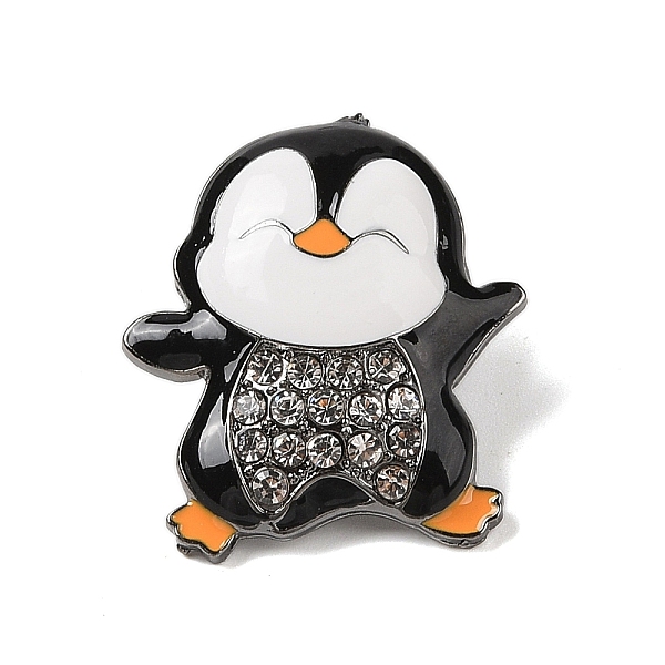 PandaHall Zinc Alloy Rhinestone Brooches, Enamel Pins, Penguin, Black, 30x26.5x5.5mm Alloy+Rhinestone Penguin Black
PandaHall Zinc Alloy Rhinestone Brooches, Enamel Pins, Penguin, Black, 30x26.5x5.5mm Alloy+Rhinestone Penguin Black