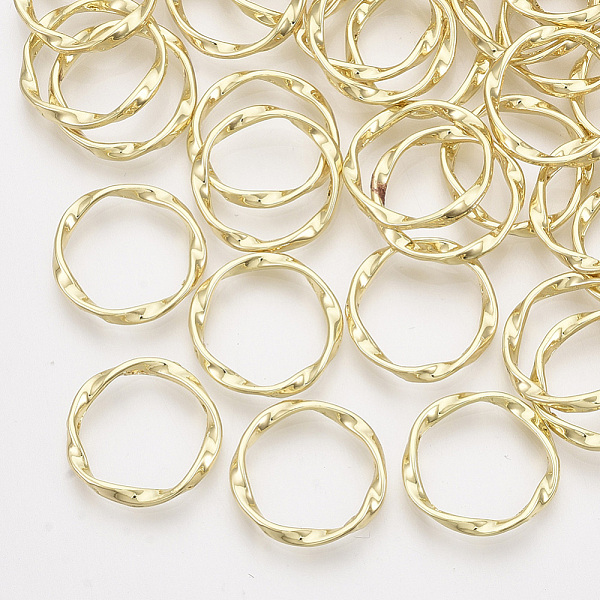 PandaHall Alloy Linking Rings, Twist Ring, Light Gold, 16x16x2mm, Inner Diameter: 13x13mm Alloy Ring
PandaHall Alloy Linking Rings, Twist Ring, Light Gold, 16x16x2mm, Inner Diameter: 13x13mm Alloy Ring
