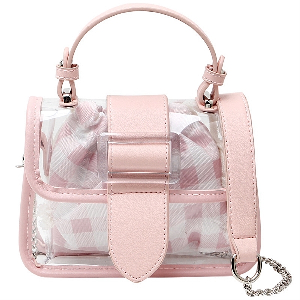 PandaHall Women's Crossbody Bags with Tartan Pattern Drawstring Inner Bag, Transparent Ita Bags, Display Collector Bag for Anime Cosplay..., Pink
PandaHall Women's Crossbody Bags with Tartan Pattern Drawstring Inner Bag, Transparent Ita Bags, Display Collector Bag for Anime Cosplay..., Pink