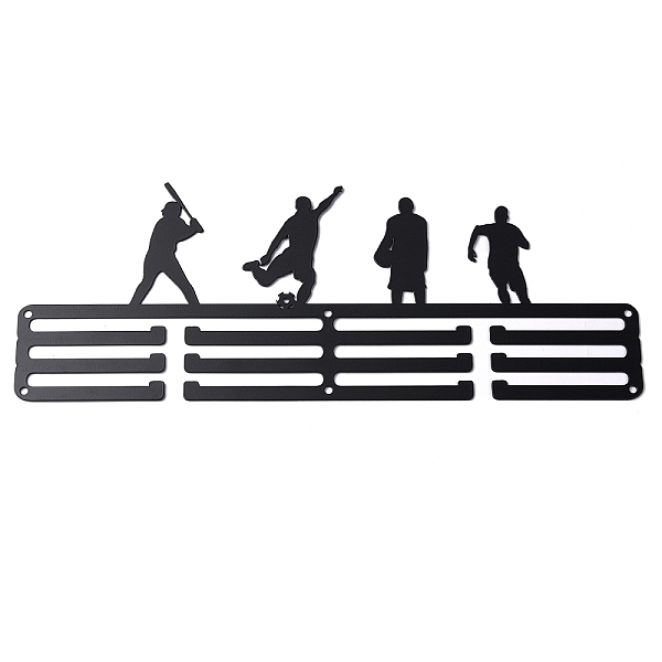 PandaHall Iron Medal Holder, Medals Display Hanger Rack, Medal Holder Frame, Rectangle with Player, Black, 150x401x1.7mm Iron Black
PandaHall Iron Medal Holder, Medals Display Hanger Rack, Medal Holder Frame, Rectangle with Player, Black, 150x401x1.7mm Iron Black