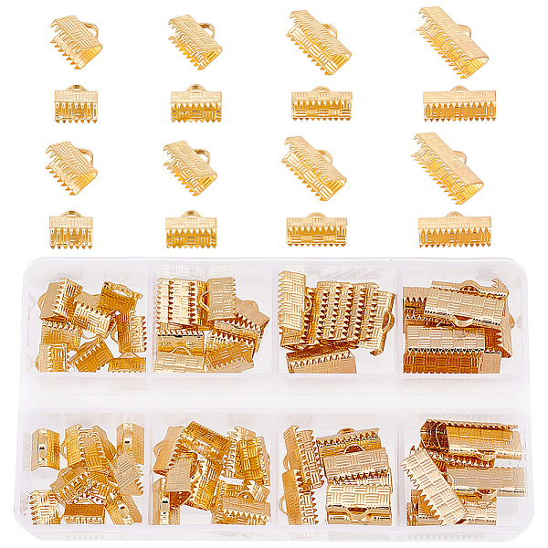 PandaHall PH 80pcs Brass Ribbon Crimp Ends 4 Sizes Belt Buckle End Tip Golden Crimp End Fasteners Clasp Leather Crimp Ends for DIY Jewelry...
PandaHall PH 80pcs Brass Ribbon Crimp Ends 4 Sizes Belt Buckle End Tip Golden Crimp End Fasteners Clasp Leather Crimp Ends for DIY Jewelry...