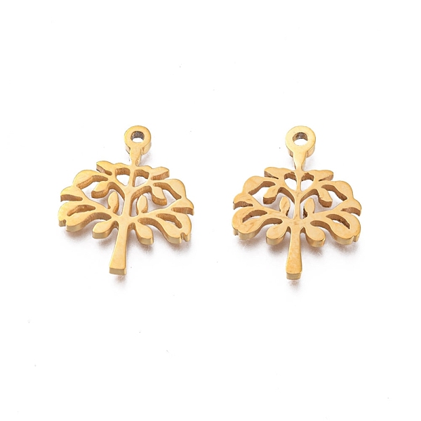 PandaHall Ion Plating(IP) 304 Stainless Steel Pendants, Manual Polishing, Tree of Life, Golden, 16x13x1mm, Hole: 1mm 304 Stainless Steel...
PandaHall Ion Plating(IP) 304 Stainless Steel Pendants, Manual Polishing, Tree of Life, Golden, 16x13x1mm, Hole: 1mm 304 Stainless Steel...