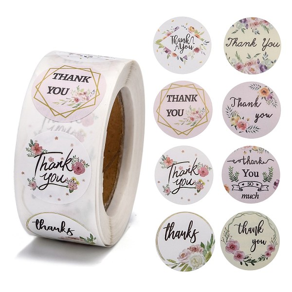 PandaHall DIY Scrapbook, 1 Inch Thank You Stickers, Decorative Adhesive Tapes, Flat Round with Word Thank You, Colorful, 25mm, about...
PandaHall DIY Scrapbook, 1 Inch Thank You Stickers, Decorative Adhesive Tapes, Flat Round with Word Thank You, Colorful, 25mm, about...