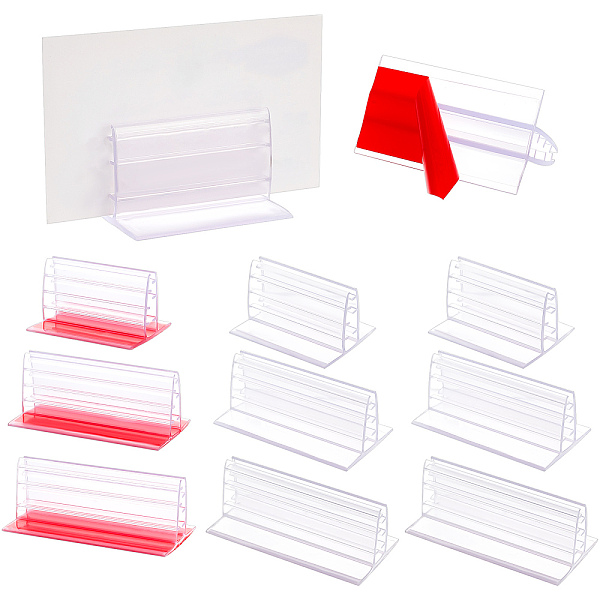 PandaHall CHGCRAFT 16Pcs 3 Style PVC Plastic Advertising Clip Holder, Business Card Stand, Clear, 51~80x42x31mm Plastic Clear
PandaHall CHGCRAFT 16Pcs 3 Style PVC Plastic Advertising Clip Holder, Business Card Stand, Clear, 51~80x42x31mm Plastic Clear