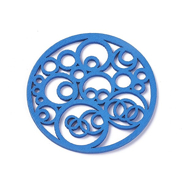 PandaHall Wood Filigree Joiners Links, Dyed, Flat Round, Dodger Blue, 50x1.5mm Wood Flat Round Blue
PandaHall Wood Filigree Joiners Links, Dyed, Flat Round, Dodger Blue, 50x1.5mm Wood Flat Round Blue