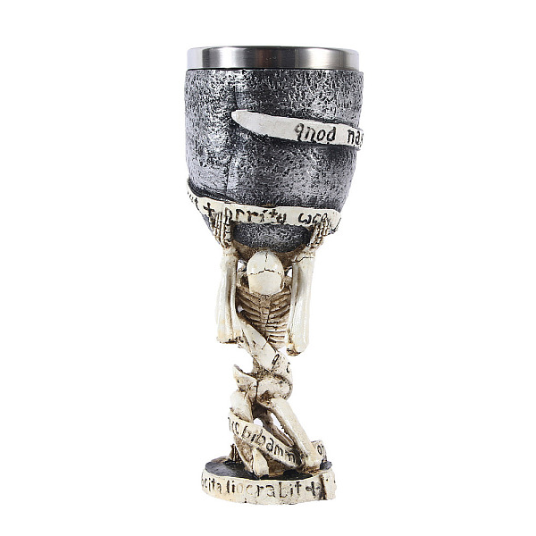 PandaHall Halloween Stainless Steel 3D Skull Mug, Resin Skeleton Cup, for Home Decorations Birthday Gift, Beige, 70x195mm Resin Yellow
PandaHall Halloween Stainless Steel 3D Skull Mug, Resin Skeleton Cup, for Home Decorations Birthday Gift, Beige, 70x195mm Resin Yellow