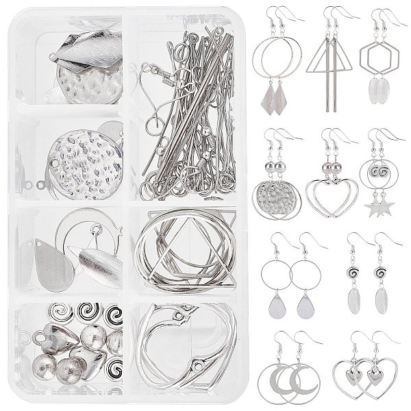 PandaHall SUNNYCLUE DIY Earrings Making Kits, Including 22Pcs 9 Style Pendants, Alloy Beads, Glass Pearl Beads Strands, Brass Linking Rings...
PandaHall SUNNYCLUE DIY Earrings Making Kits, Including 22Pcs 9 Style Pendants, Alloy Beads, Glass Pearl Beads Strands, Brass Linking Rings...