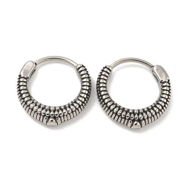PandaHall 316 Surgical Stainless Steel Hoop Earrings, Ring, Antique Silver, 15x14.5mm 316 Surgical Stainless Steel Ring
PandaHall 316 Surgical Stainless Steel Hoop Earrings, Ring, Antique Silver, 15x14.5mm 316 Surgical Stainless Steel Ring