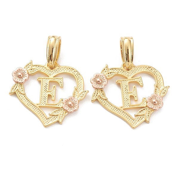 PandaHall Real 18K Gold Plated Brass Pendants, Heart with Alphabet, Letter.E, 18x20x3mm, Hole: 6.5x3mm Brass Letter E
PandaHall Real 18K Gold Plated Brass Pendants, Heart with Alphabet, Letter.E, 18x20x3mm, Hole: 6.5x3mm Brass Letter E